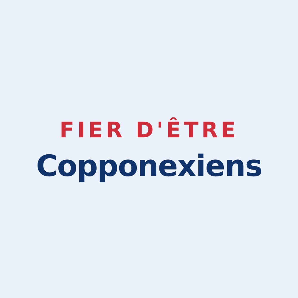 Sticker « Fier d'être Copponexiens » — design pour Copponex