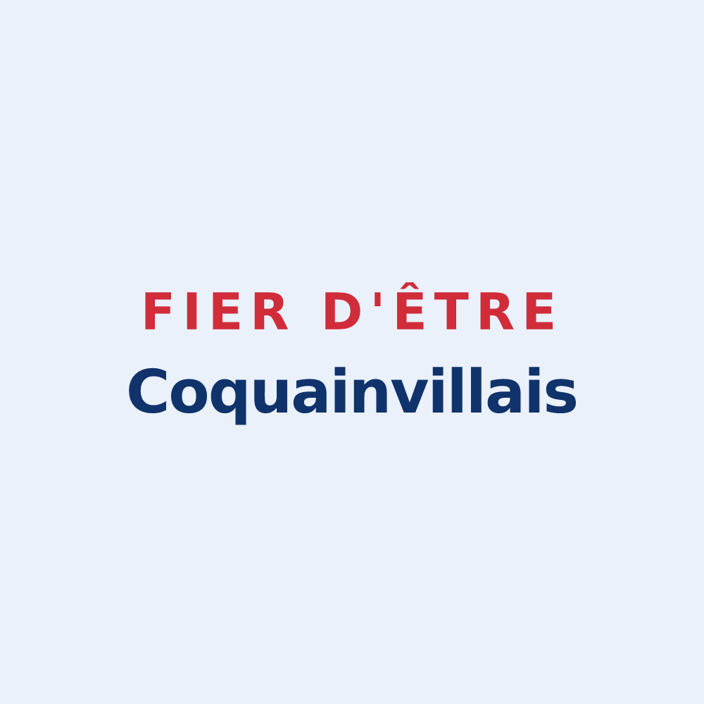 Sticker « Fier d'être Coquainvillais » — design pour Coquainvilliers