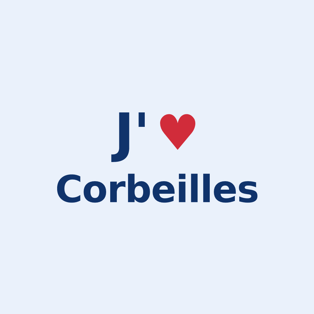 Sticker personnalisé Corbeilles — design J'aime Corbeilles