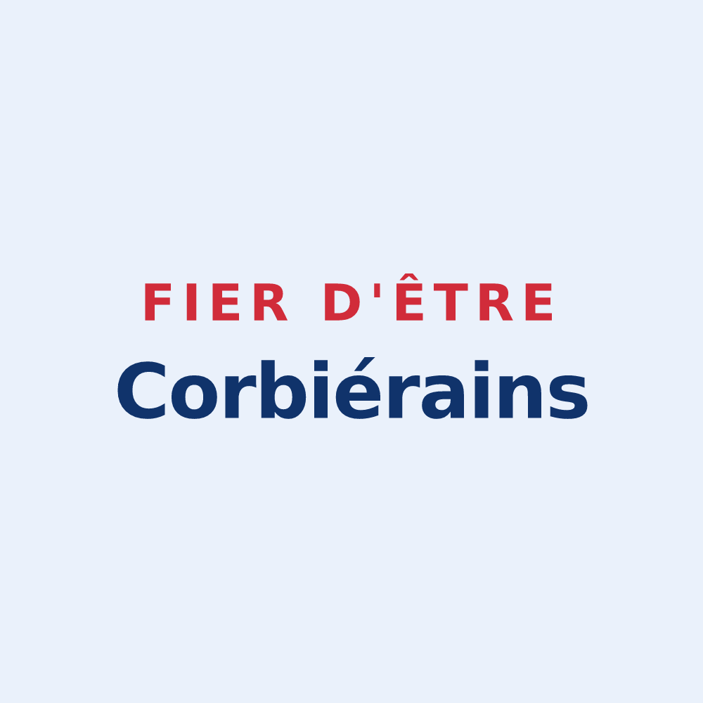 Sticker « Fier d'être Corbiérains » — design pour Corbières-en-Provence