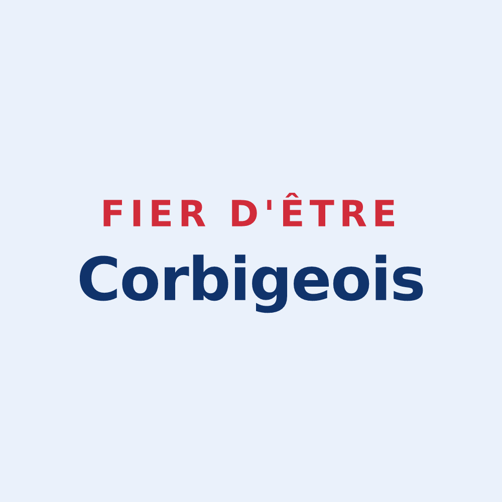 Sticker « Fier d'être Corbigeois » — design pour Corbigny