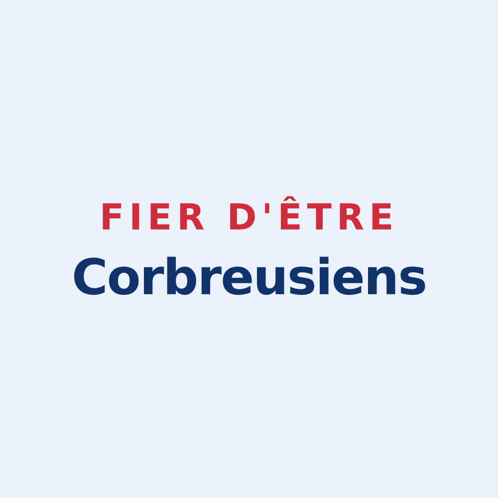 Sticker « Fier d'être Corbreusiens » — design pour Corbreuse