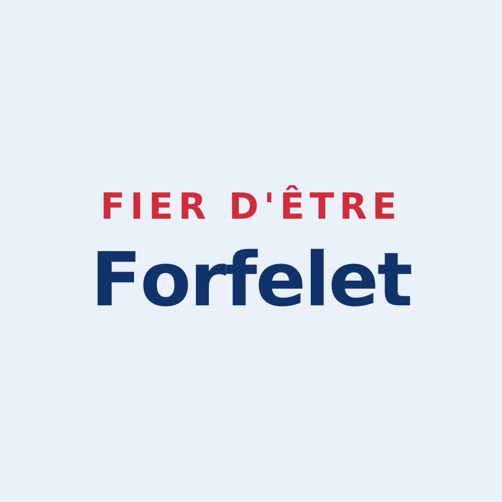 Sticker « Fier d'être Forfelet » — design pour Corcieux