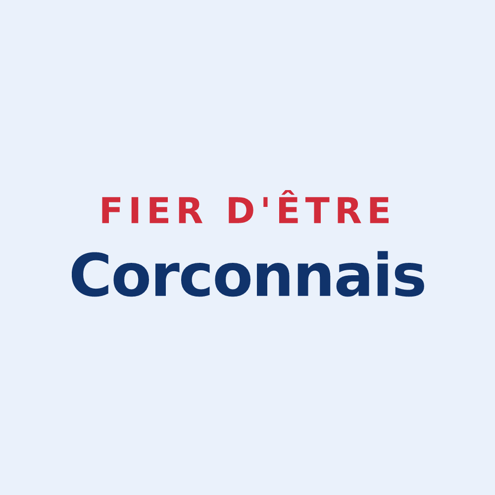 Sticker « Fier d'être Corconnais » — design pour Corconne