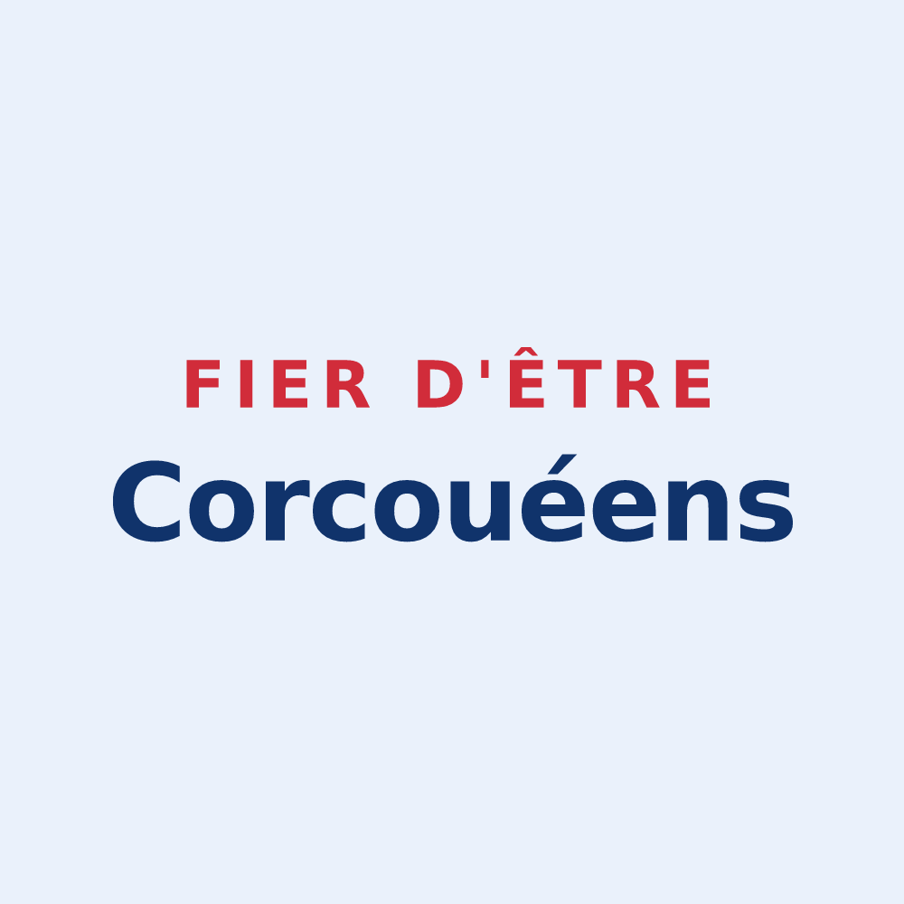 Sticker « Fier d'être Corcouéens » — design pour Corcoué-sur-Logne