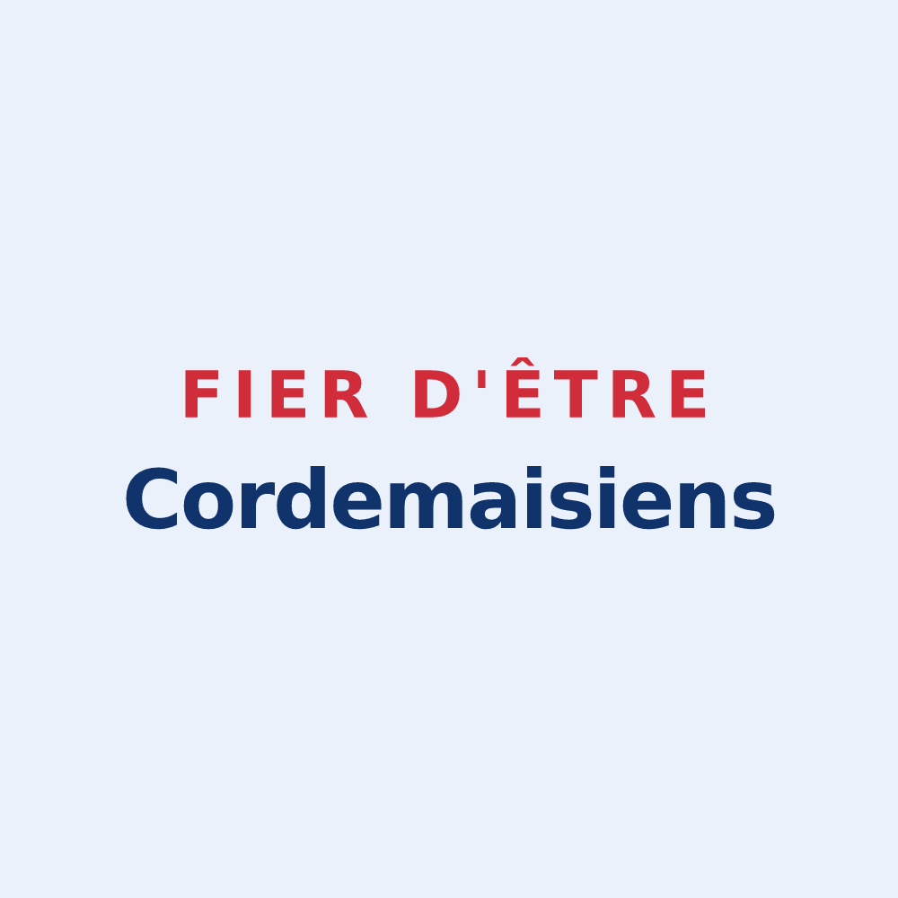 Sticker « Fier d'être Cordemaisiens » — design pour Cordemais