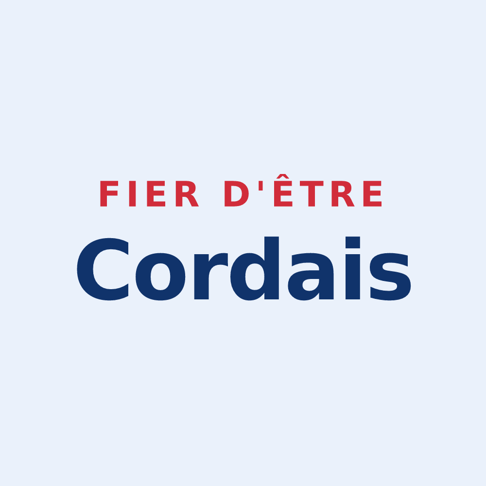 Sticker « Fier d'être Cordais » — design pour Cordes-sur-Ciel