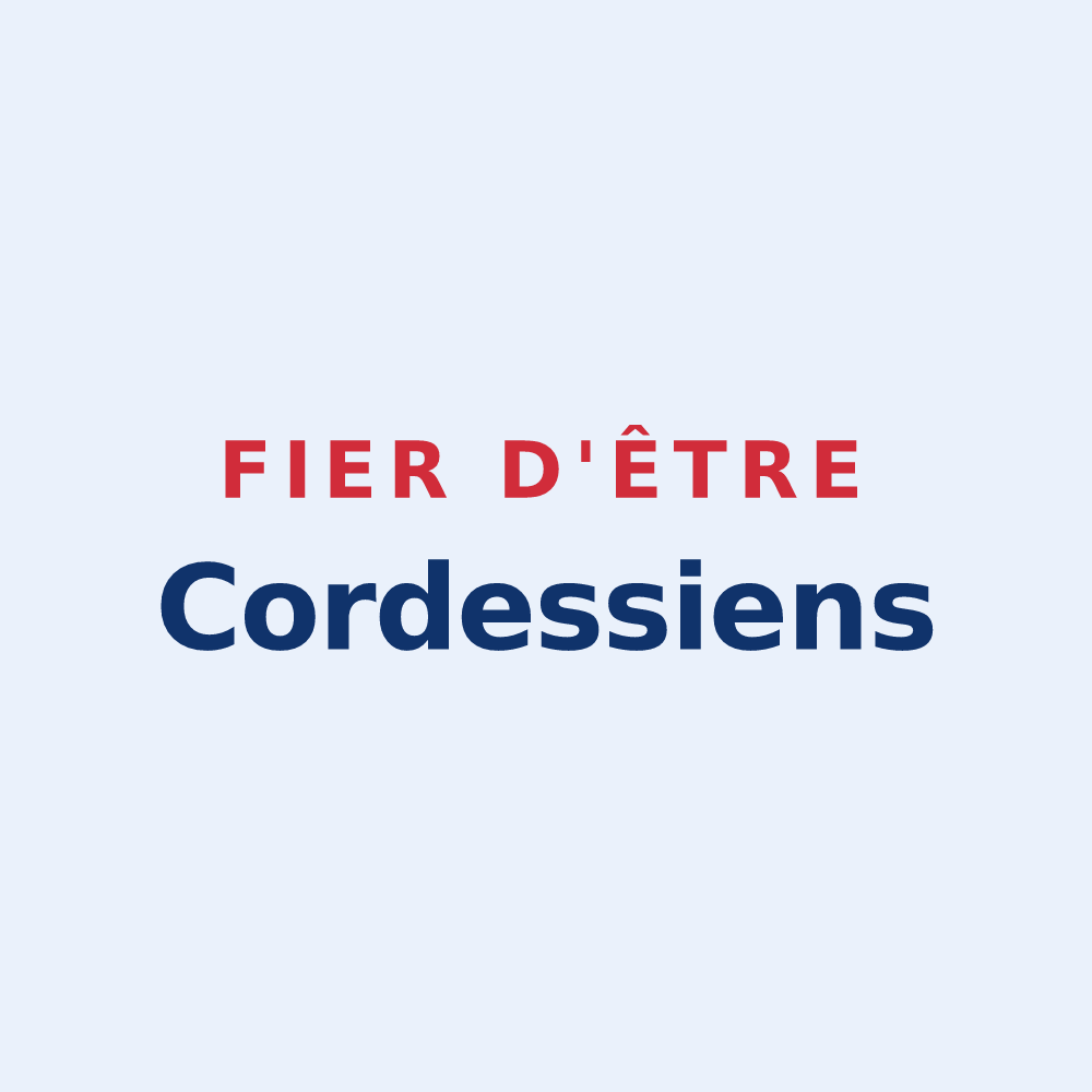 Sticker « Fier d'être Cordessiens » — design pour Cordesse