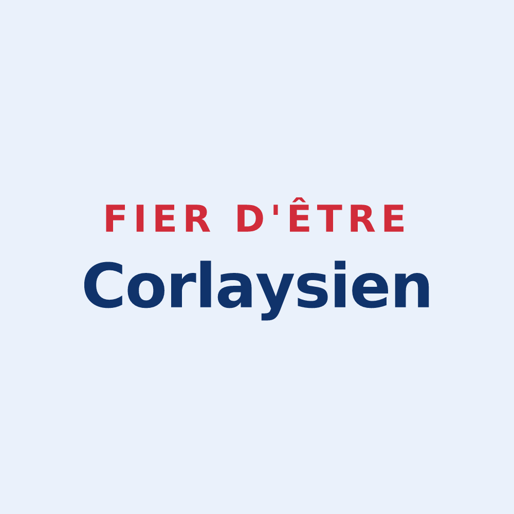 Sticker « Fier d'être Corlaysien » — design pour Corlay