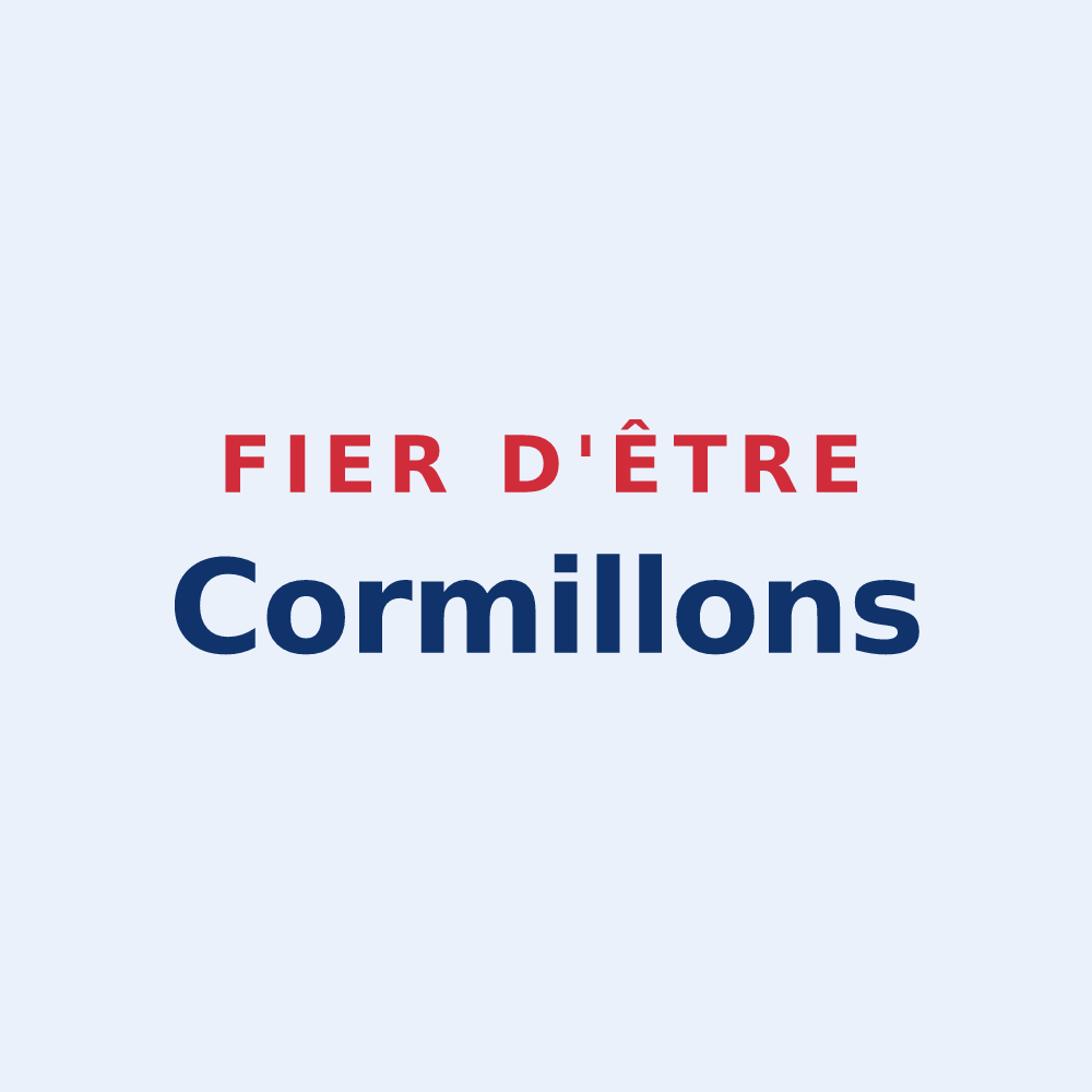 Sticker « Fier d'être Cormillons » — design pour Corme-Écluse