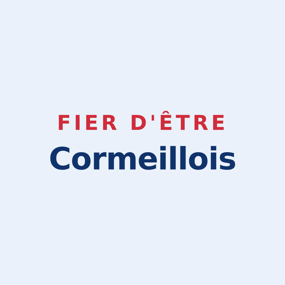 Sticker « Fier d'être Cormeillois » — design pour Cormeilles