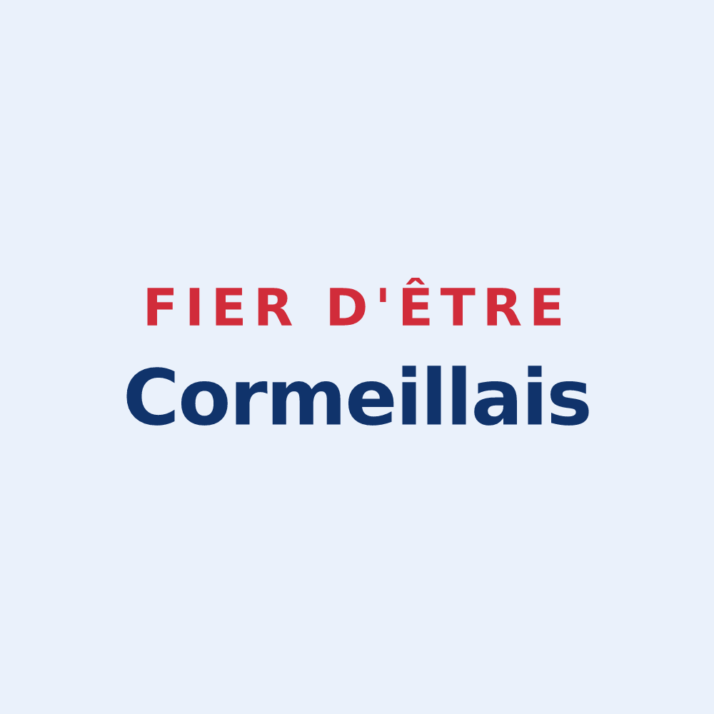 Sticker « Fier d'être Cormeillais » — design pour Cormeilles-en-Parisis