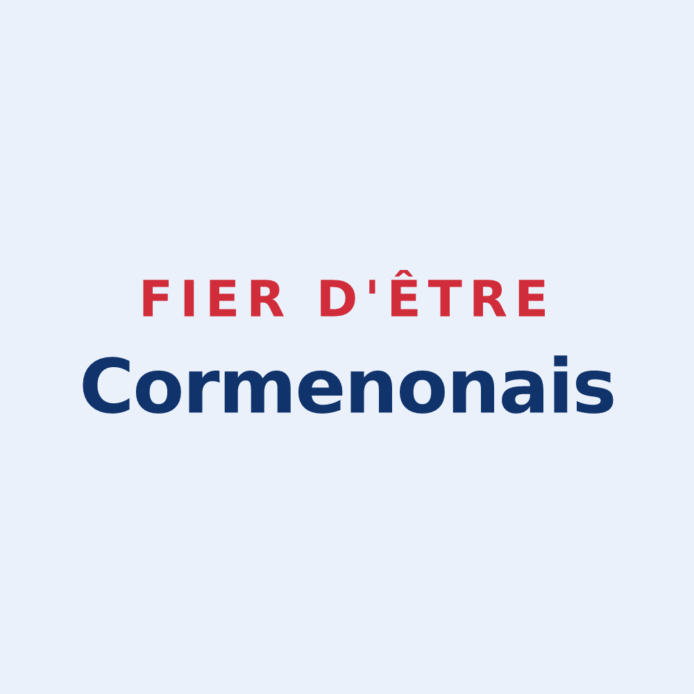 Sticker « Fier d'être Cormenonais » — design pour Cormenon