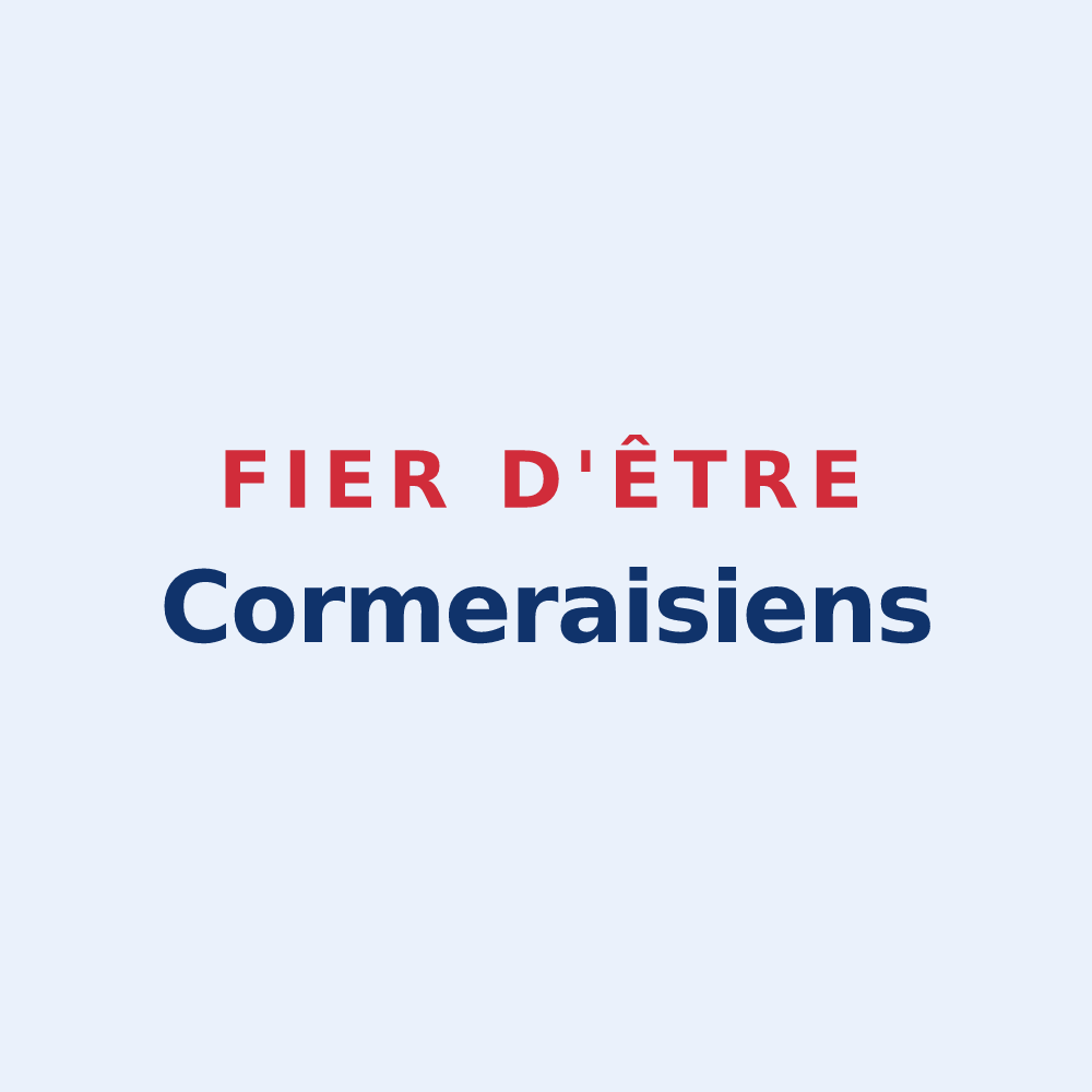 Sticker « Fier d'être Cormeraisiens » — design pour Cormeray