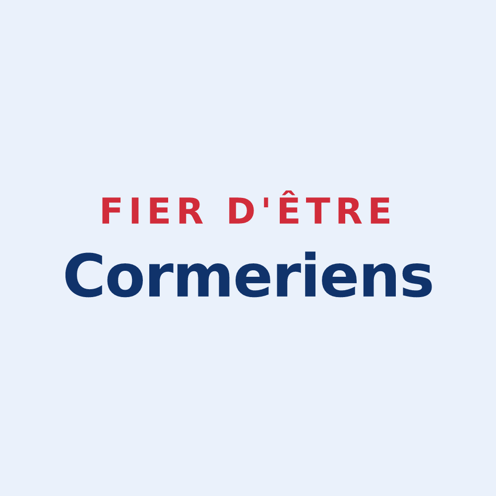 Sticker « Fier d'être Cormeriens » — design pour Cormery