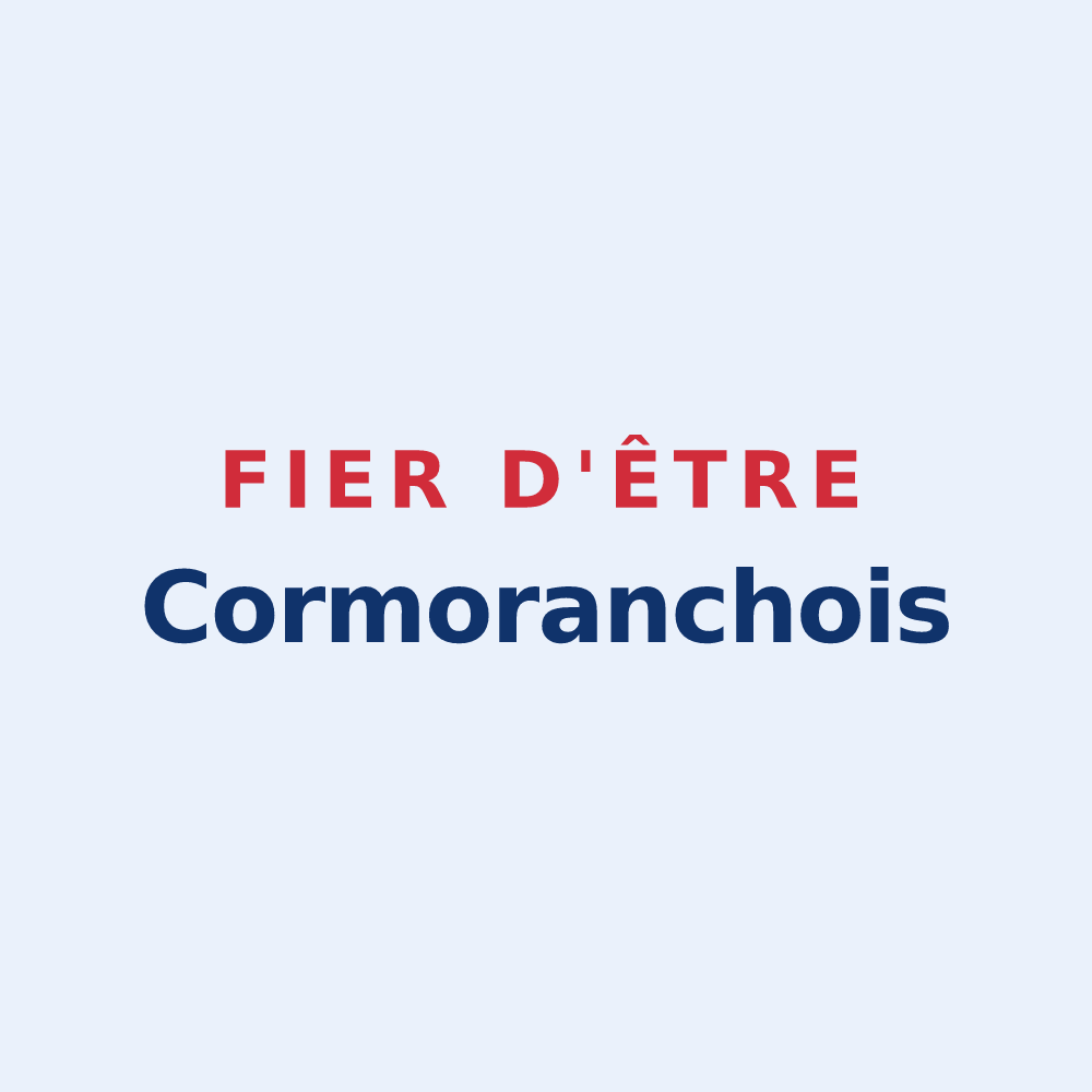 Sticker « Fier d'être Cormoranchois » — design pour Cormoranche-sur-Saône