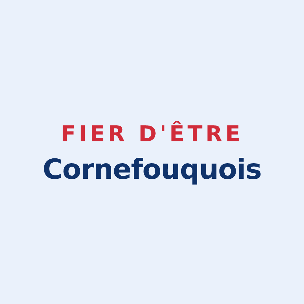 Sticker « Fier d'être Cornefouquois » — design pour Corneville-la-Fouquetière
