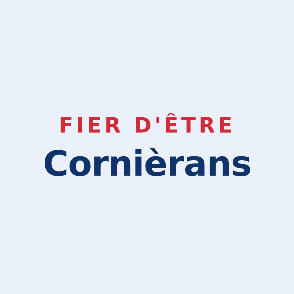 Sticker « Fier d'être Cornièrans » — design pour Cornier