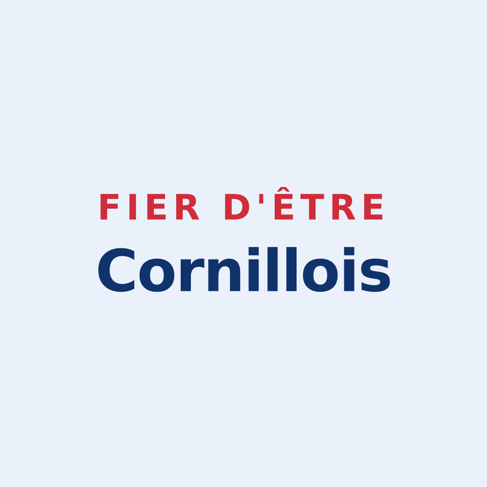 Sticker « Fier d'être Cornillois » — design pour Cornillé-les-Caves