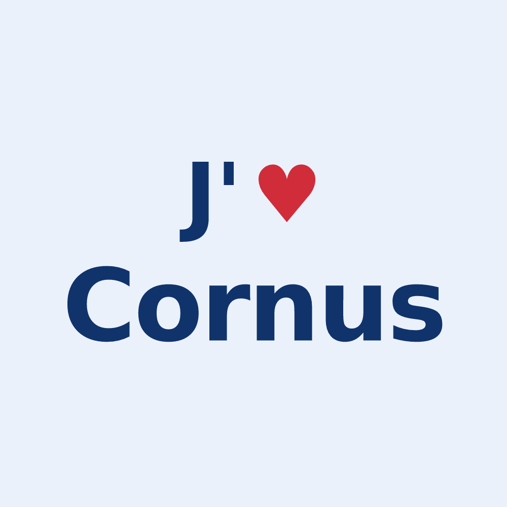 Sticker personnalisé Cornus — design J'aime Cornus