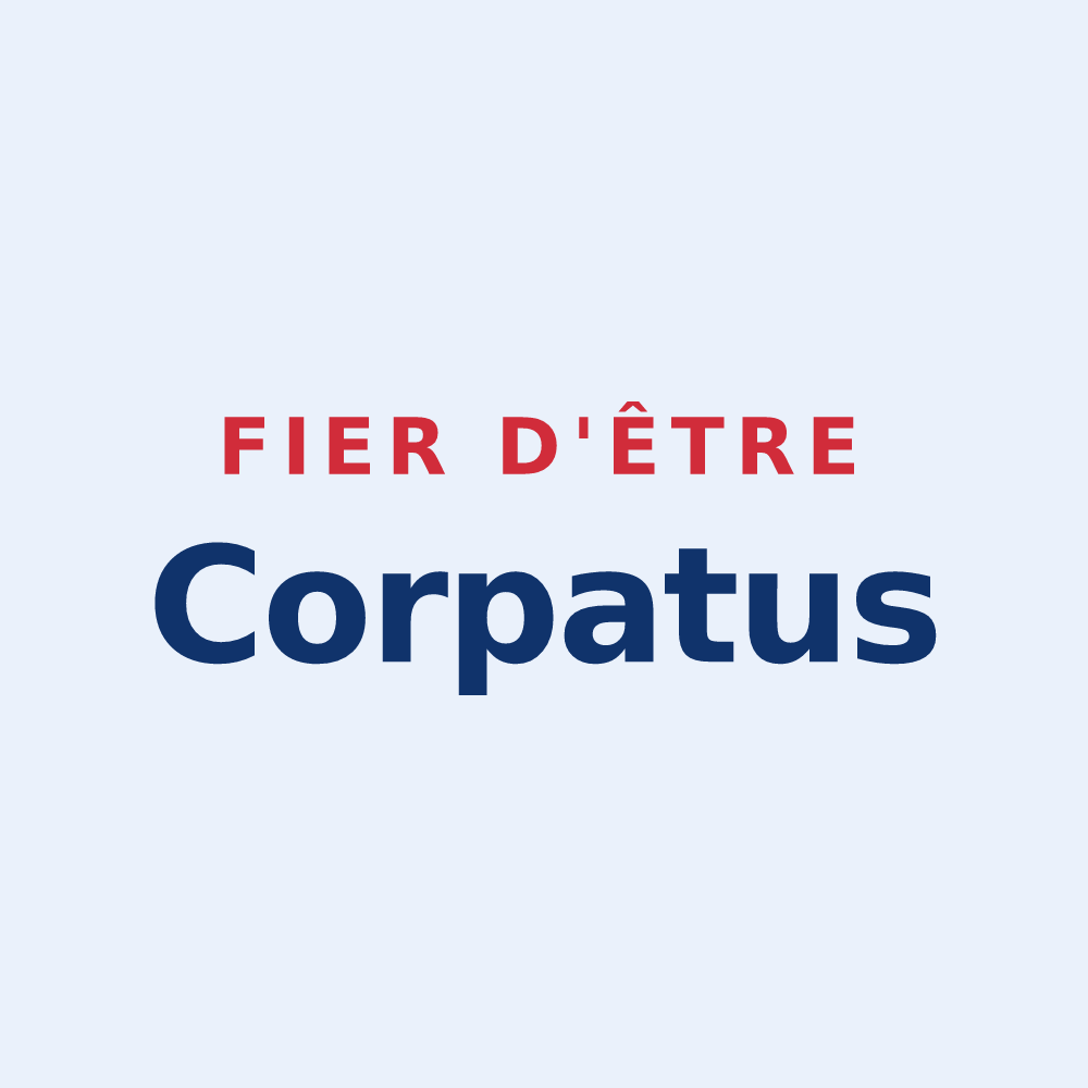 Sticker « Fier d'être Corpatus » — design pour Corps