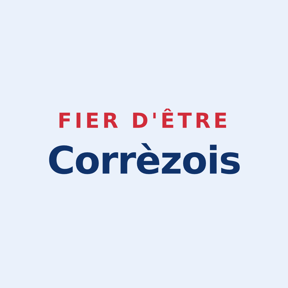 Sticker « Fier d'être Corrèzois » — design pour Corrèze