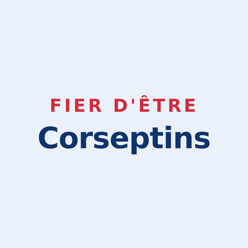 Sticker « Fier d'être Corseptins » — design pour Corsept