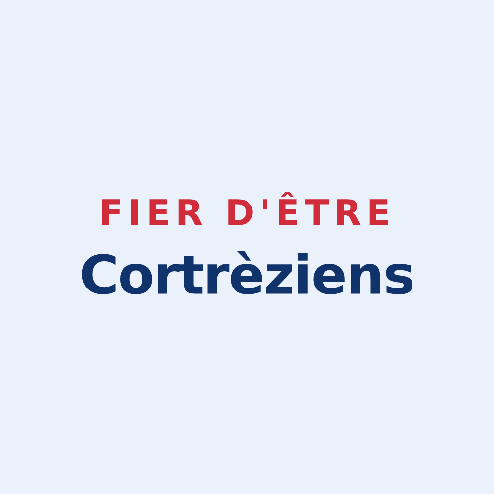 Sticker « Fier d'être Cortrèziens » — design pour Cortrat