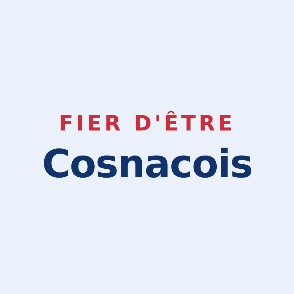 Sticker « Fier d'être Cosnacois » — design pour Cosnac