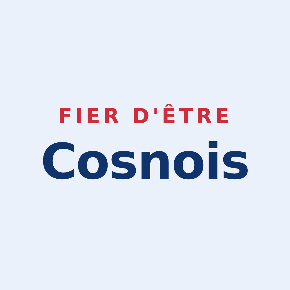 Sticker « Fier d'être Cosnois » — design pour Cosnes-et-Romain