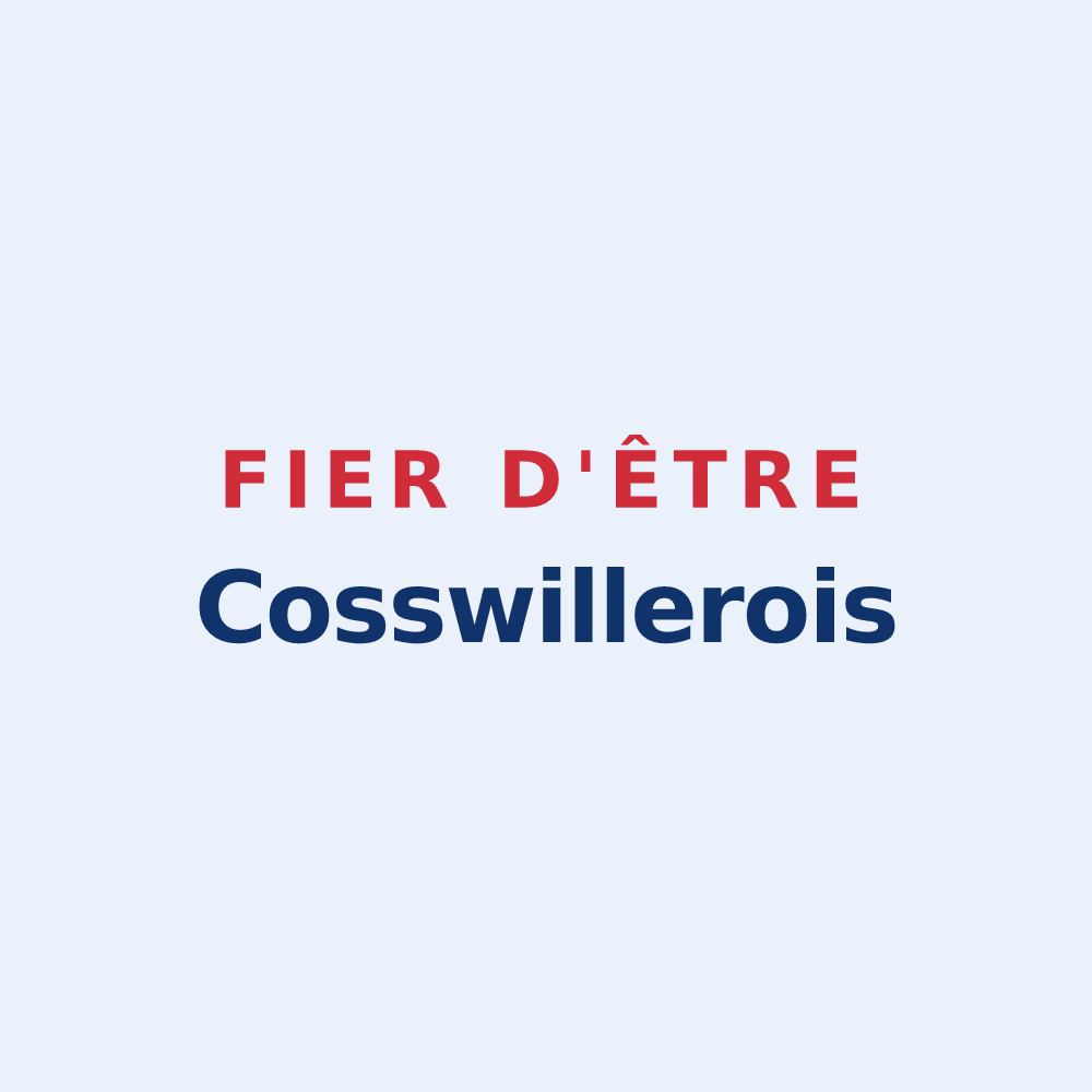 Sticker « Fier d'être Cosswillerois » — design pour Cosswiller