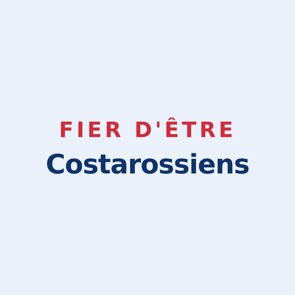 Sticker « Fier d'être Costarossiens » — design pour Costaros