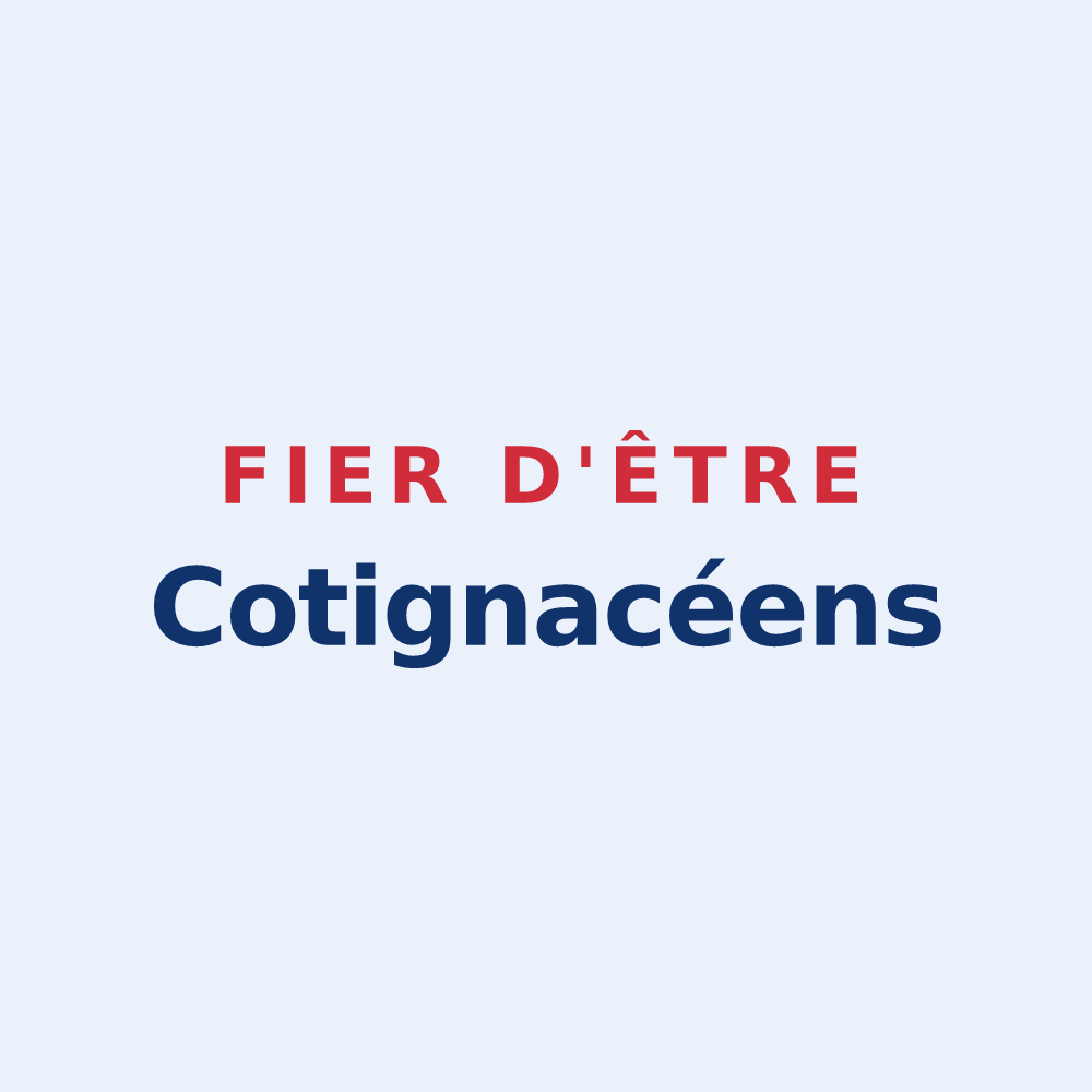 Sticker « Fier d'être Cotignacéens » — design pour Cotignac