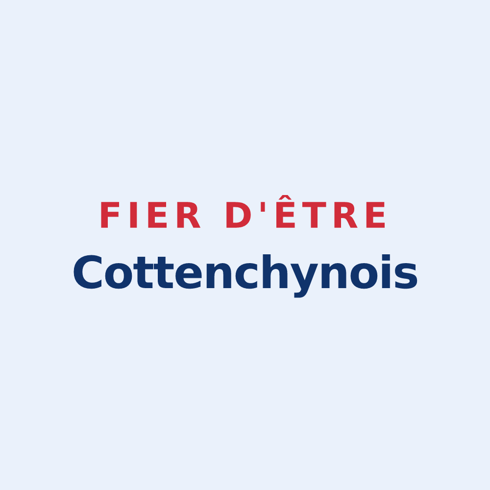 Sticker « Fier d'être Cottenchynois » — design pour Cottenchy