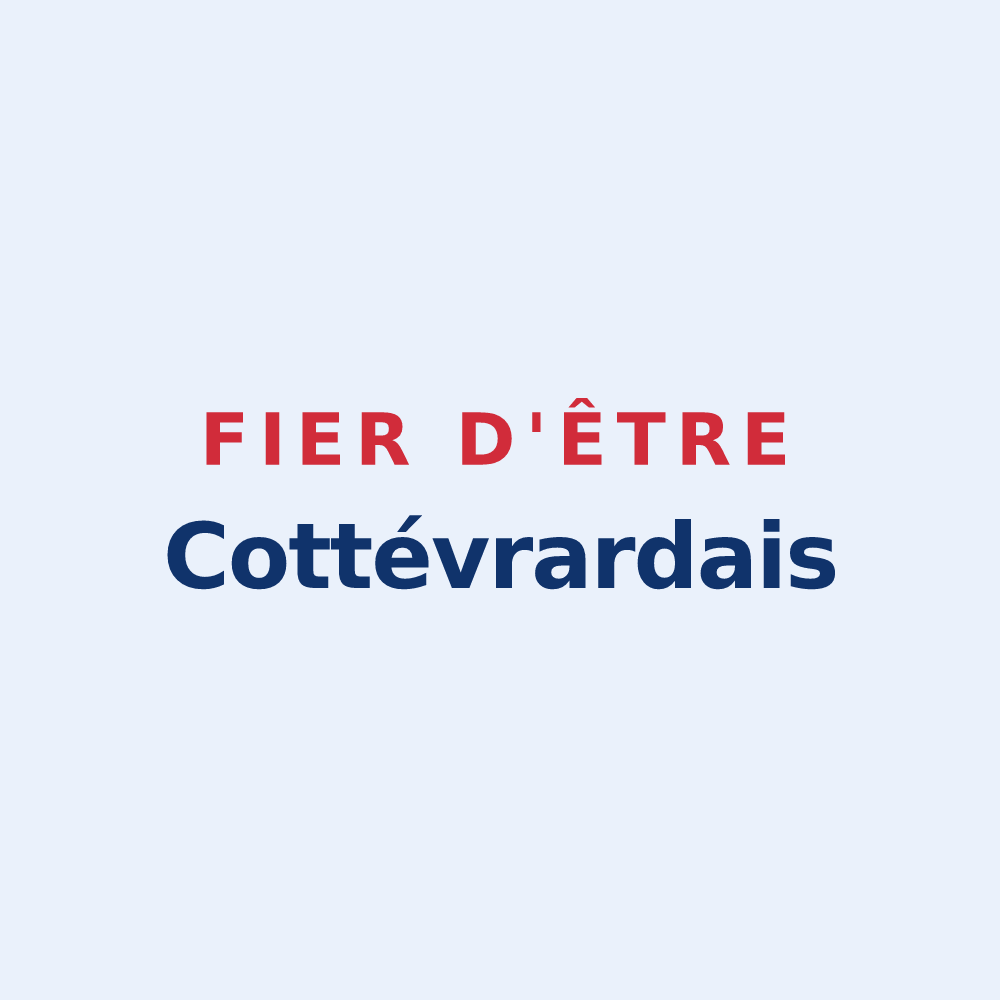 Sticker « Fier d'être Cottévrardais » — design pour Cottévrard