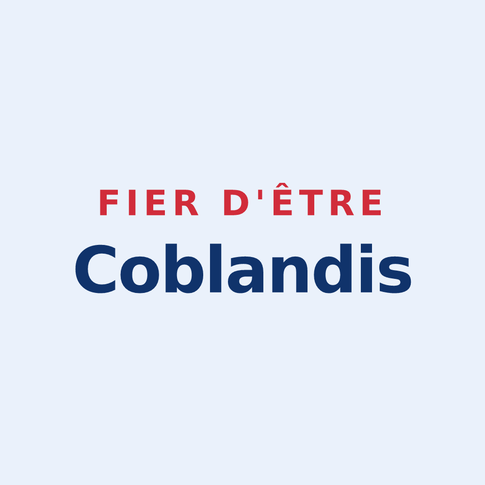 Sticker « Fier d'être Coblandis » — design pour Coublanc