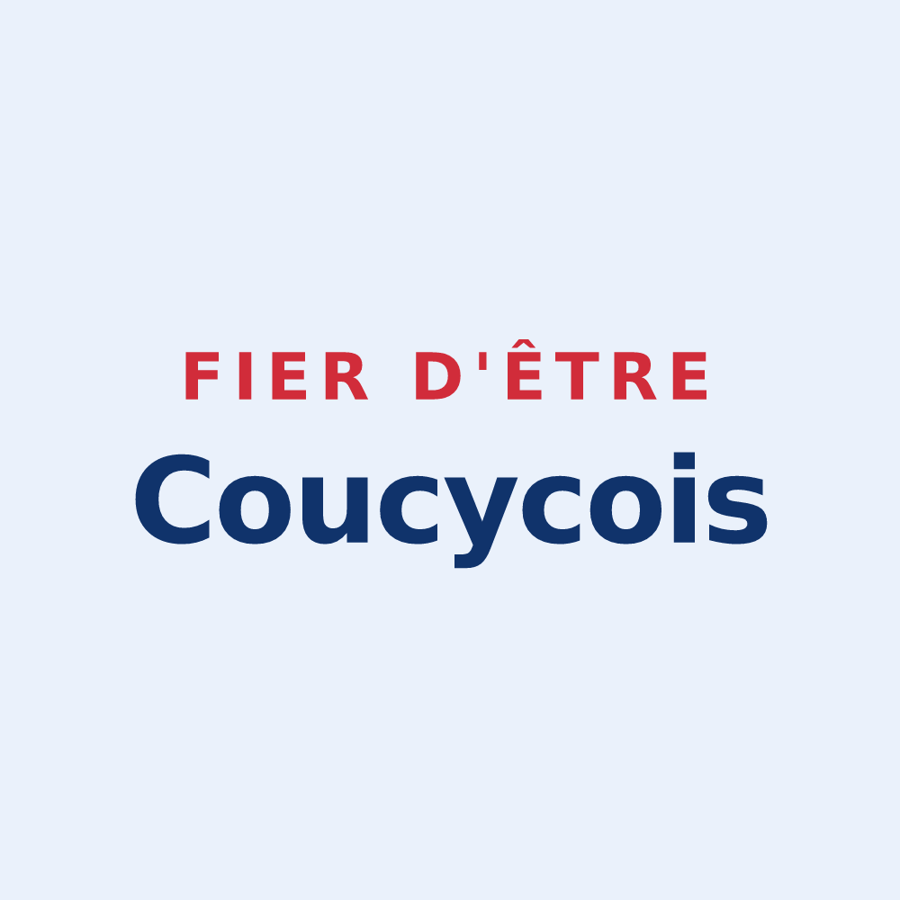Sticker « Fier d'être Coucycois » — design pour Coucy-lès-Eppes