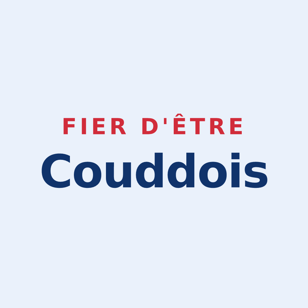 Sticker « Fier d'être Couddois » — design pour Couddes