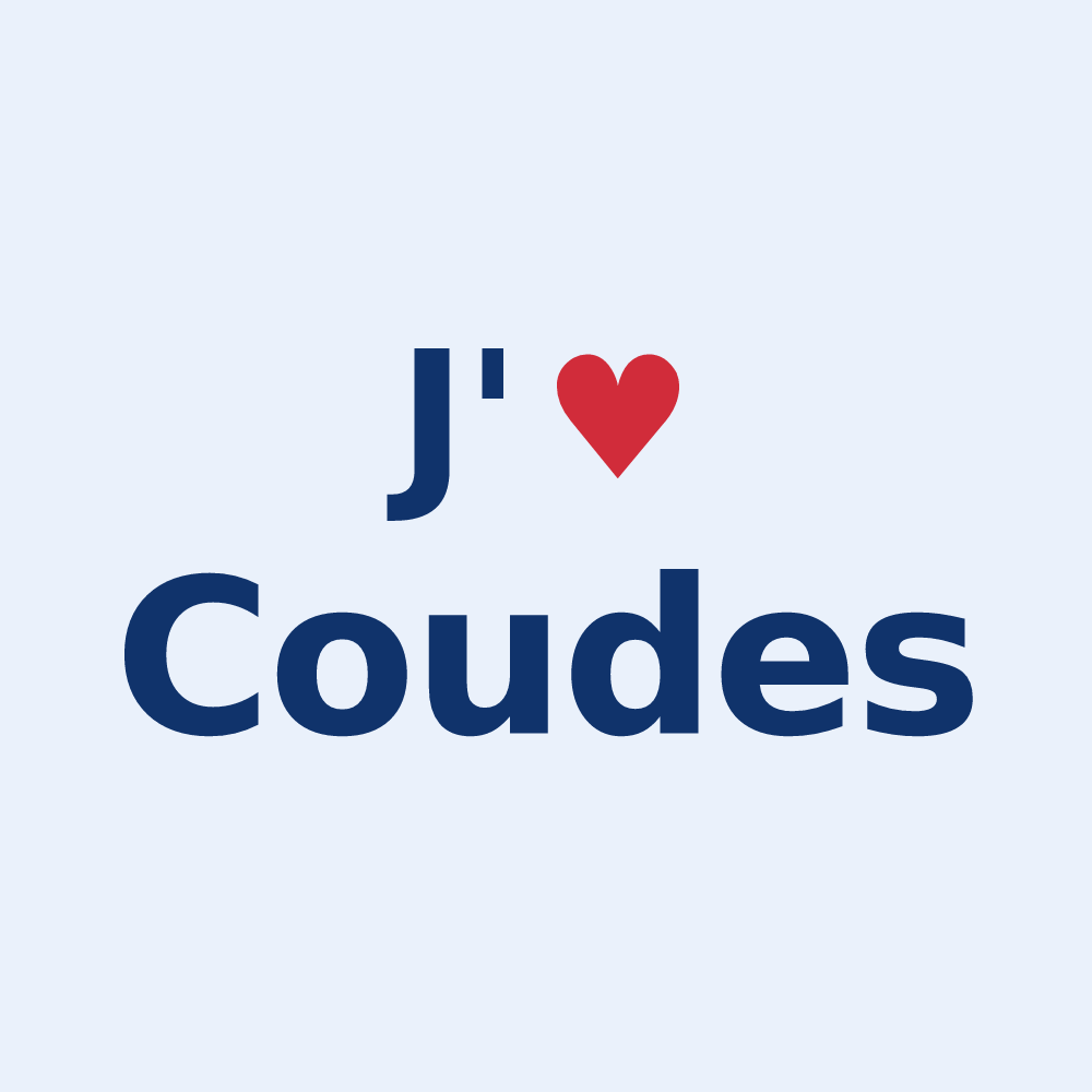 Sticker personnalisé Coudes — design J'aime Coudes