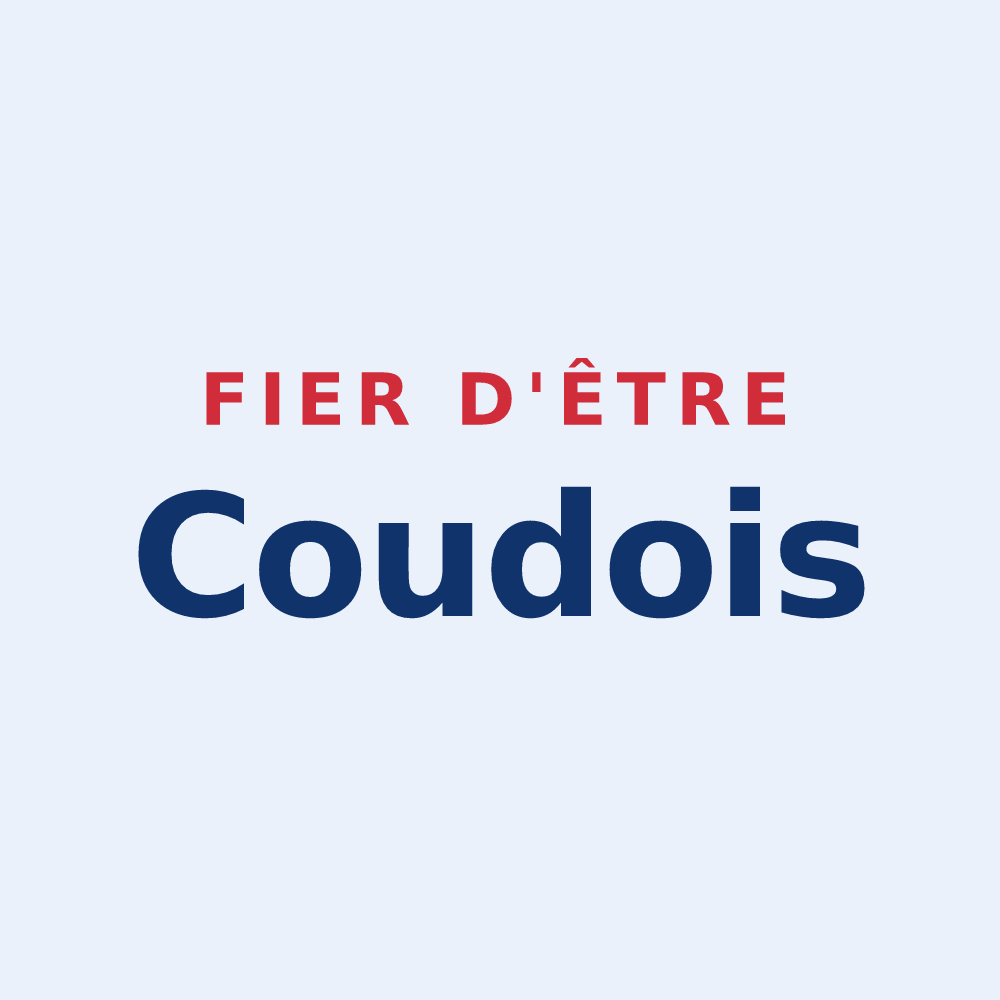 Sticker « Fier d'être Coudois » — design pour Coudes