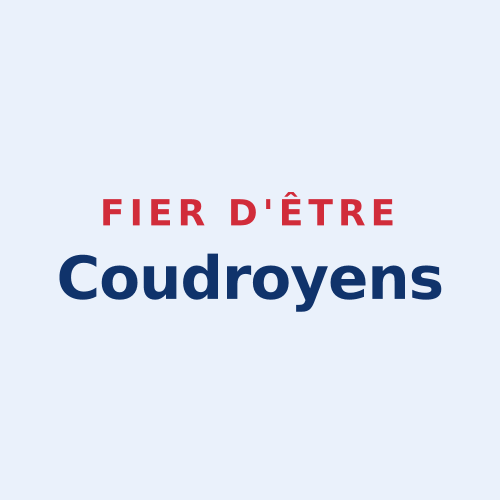 Sticker « Fier d'être Coudroyens » — design pour Coudroy