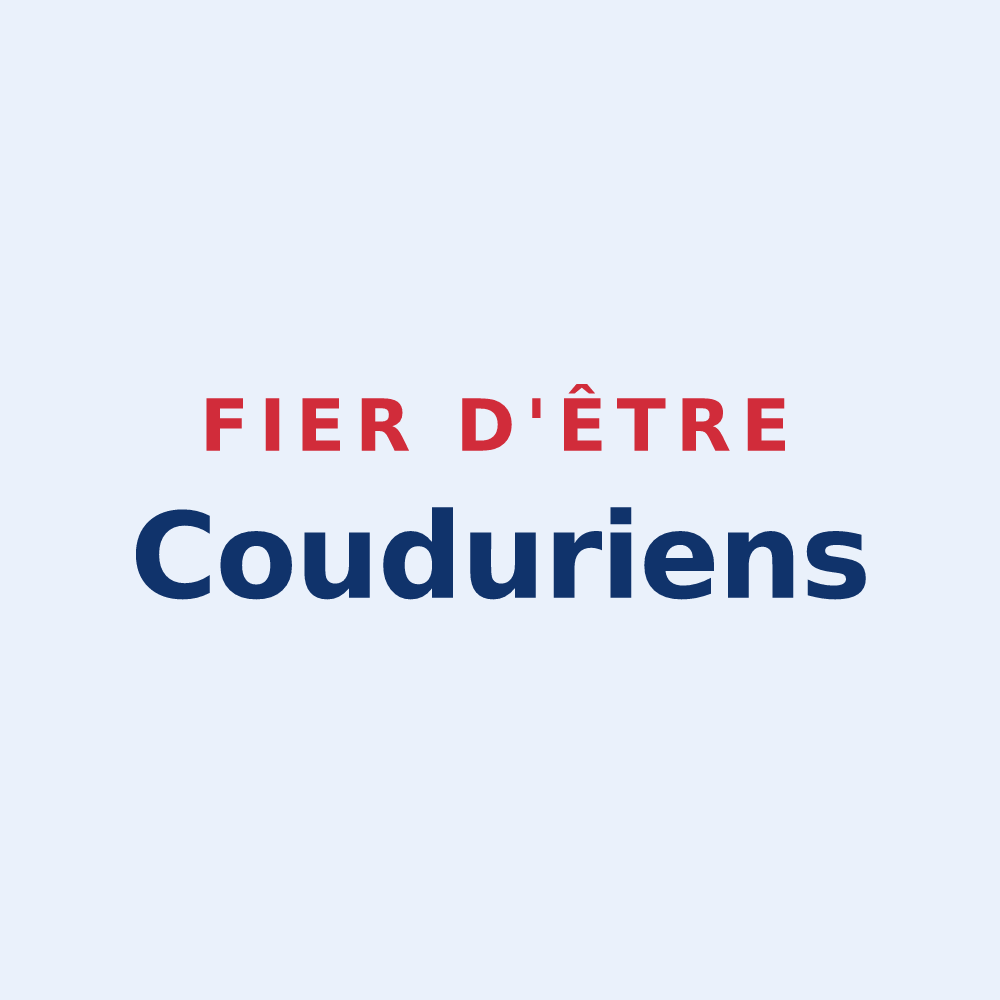 Sticker « Fier d'être Couduriens » — design pour Coudures