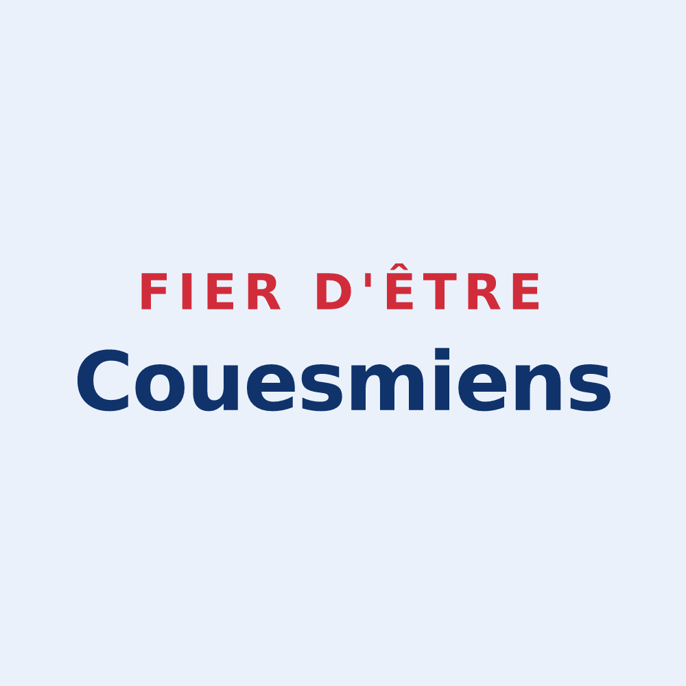 Sticker « Fier d'être Couesmiens » — design pour Couesmes-Vaucé
