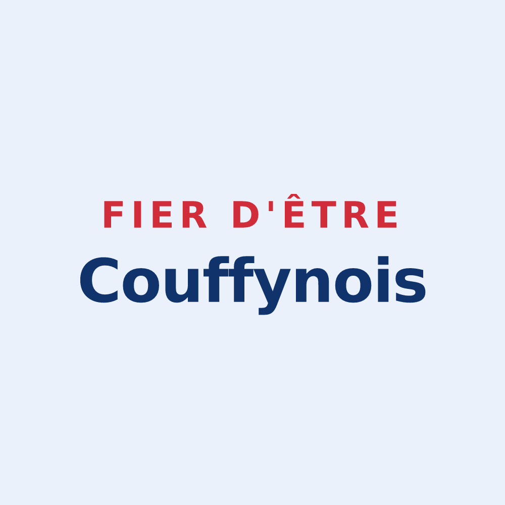 Sticker « Fier d'être Couffynois » — design pour Couffy-sur-Sarsonne