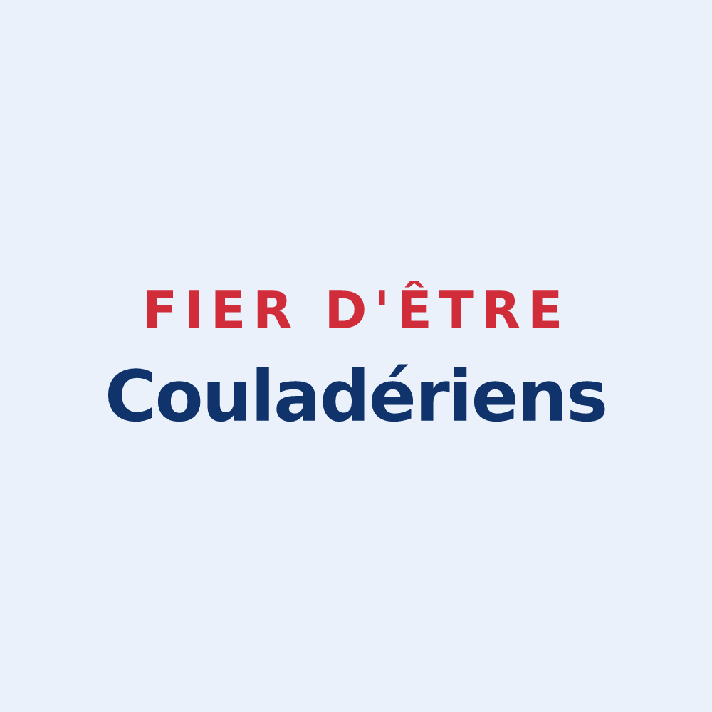 Sticker « Fier d'être Couladériens » — design pour Couladère