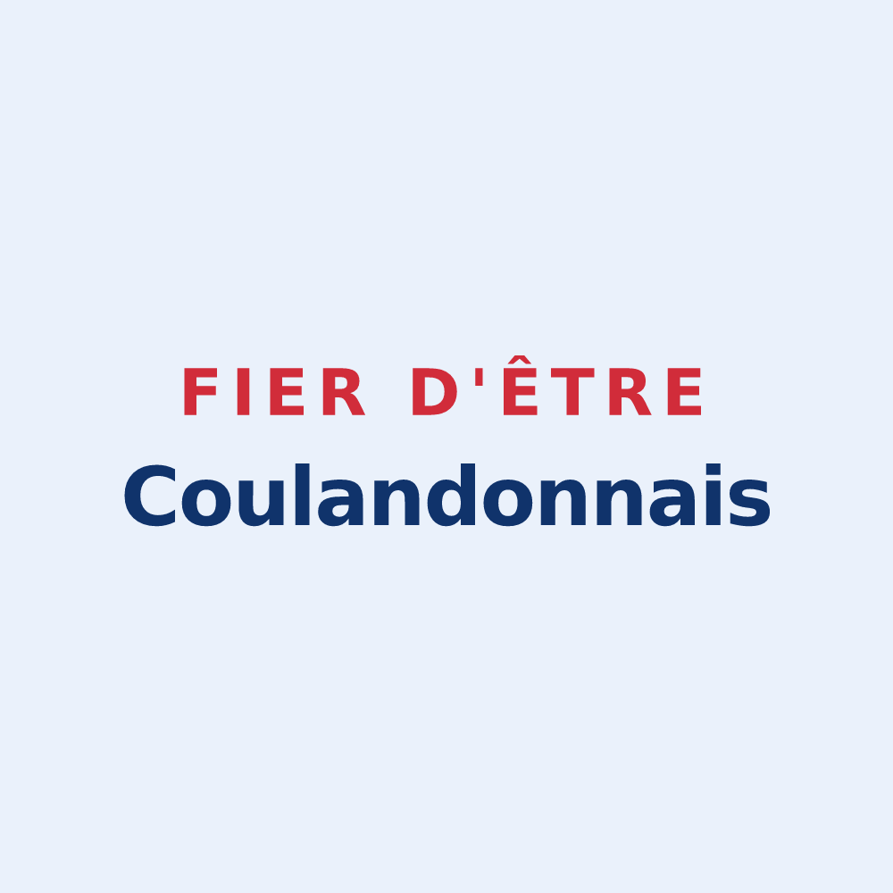Sticker « Fier d'être Coulandonnais » — design pour Coulandon