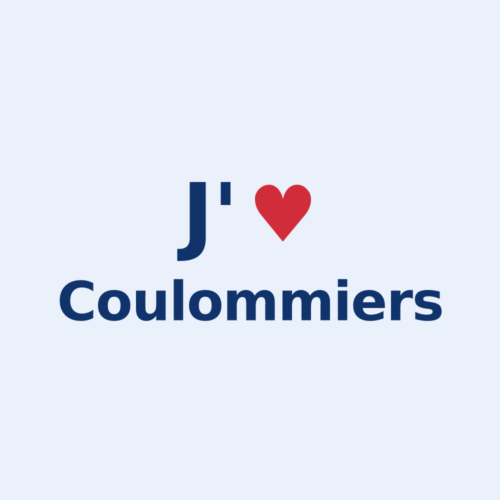Sticker personnalisé Coulommiers — design J'aime Coulommiers