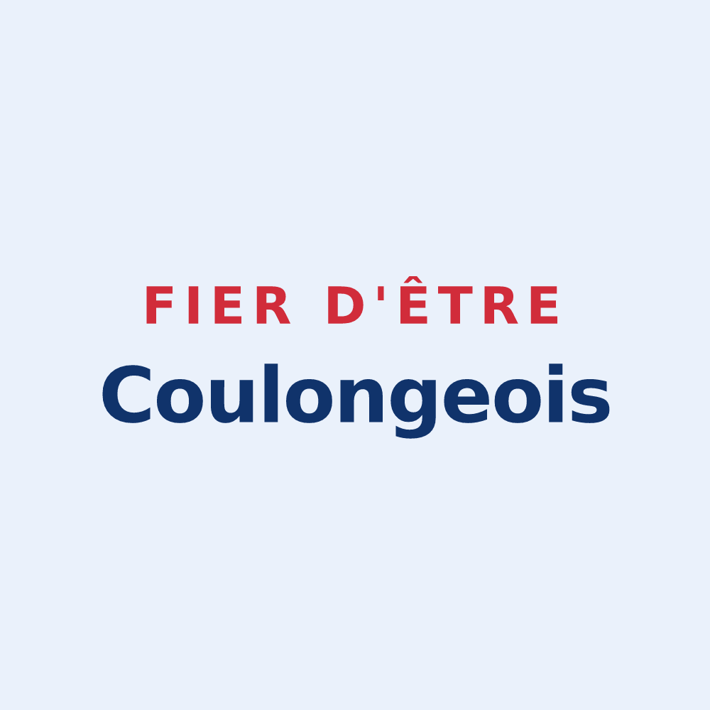 Sticker « Fier d'être Coulongeois » — design pour Coulonges-Thouarsais