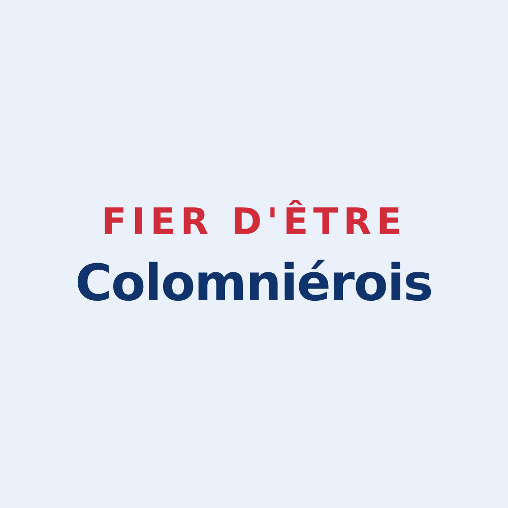 Sticker « Fier d'être Colomniérois » — design pour Coulounieix-Chamiers