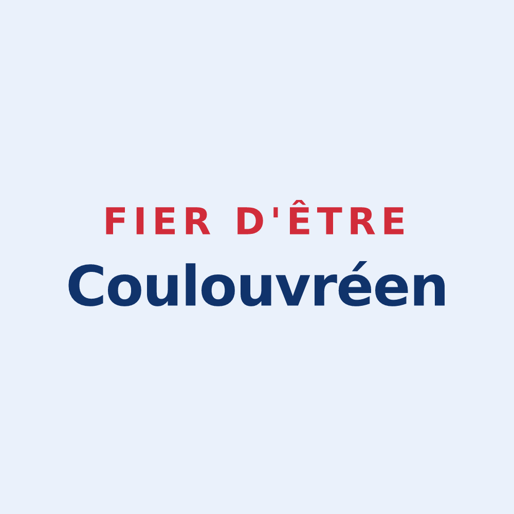 Sticker « Fier d'être Coulouvréen » — design pour Coulouvray-Boisbenâtre